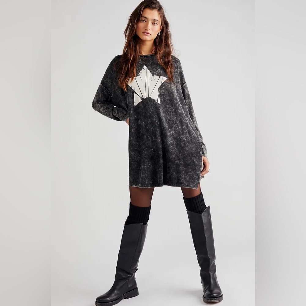 Free People Star Tshirt dress, size M